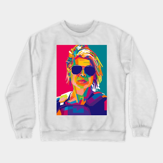 Sarah Connor Crewneck Sweatshirt by mrcatguys